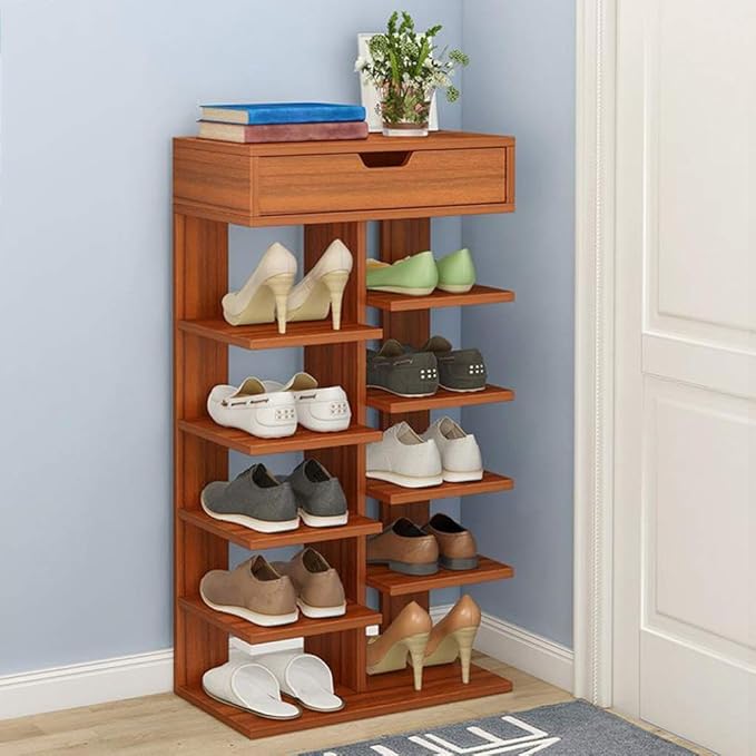 ZXL Estante para Zapatos de Muebles, 6/7/8 Niveles Apilable Estante de