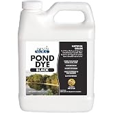 Pond Worx Black Lake and Pond Dye - 4X Concentrated Liquid Pond Colorant &ndash; Shades and Protects Your Pond, Treats up to 1 Acre &ndash;1 Quart