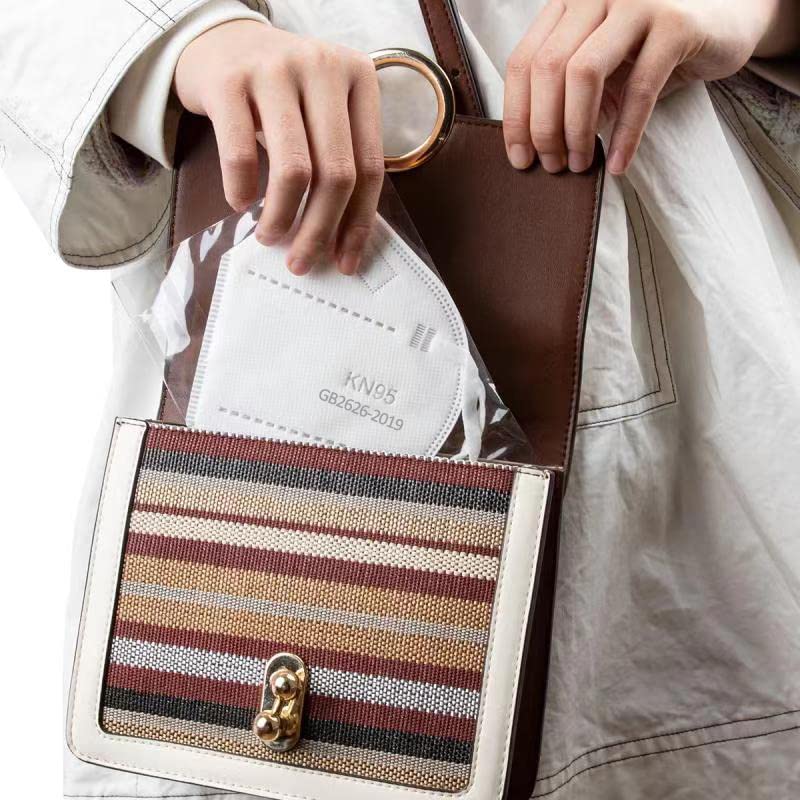 HUHETA KN95 Face Masks, 30 Packs Individually Wrapped, 5Ply Breathable