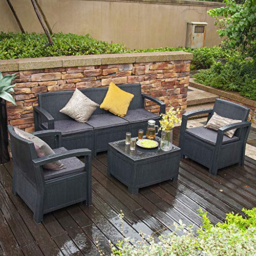 Rimdoc Garden Furniture Set 6 Piece Pat Buy Online In Zambia At Desertcart
