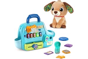 VTech Cutie Paws Puppy Carrier, Blue (English Version)