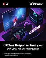 LG UltraGear OLED Gaming Monitor 27GS95QE 27" 1440p 240Hz 0.03ms G-Sync view 3