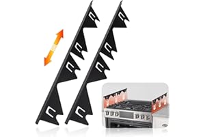 Hotanry Stove Gap Covers Stainless Steel, 2 Pack Stove Gap Filler Retractable Length 13.8" to 27.5", Stove Guard for Gas Stoves Oven Counter Side Gap, Heat Resistant and Easy to Clean
