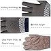 LETHMIK Thick Winter Knit Gloves Mens&Womens Warm Fleece Lined Unique Knitted Gloves Grey