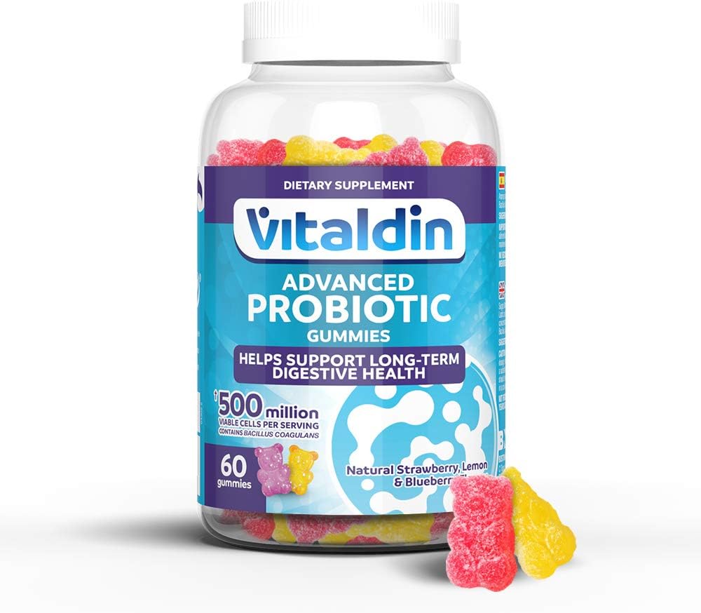 VITALDIN Probiotic Gummies 500 Million CFU Bacillus Coagulans per