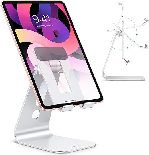 Adjustable Tablet Stand for Desk, Upgraded Longer Arm Amazon.co.uk