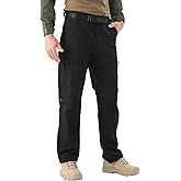 MagnaMan Men's Stretch Tactical Pants – Water Resistant Ripstop Cargo Pants for Men, Outdoor Hiking Work Utility EDC Use