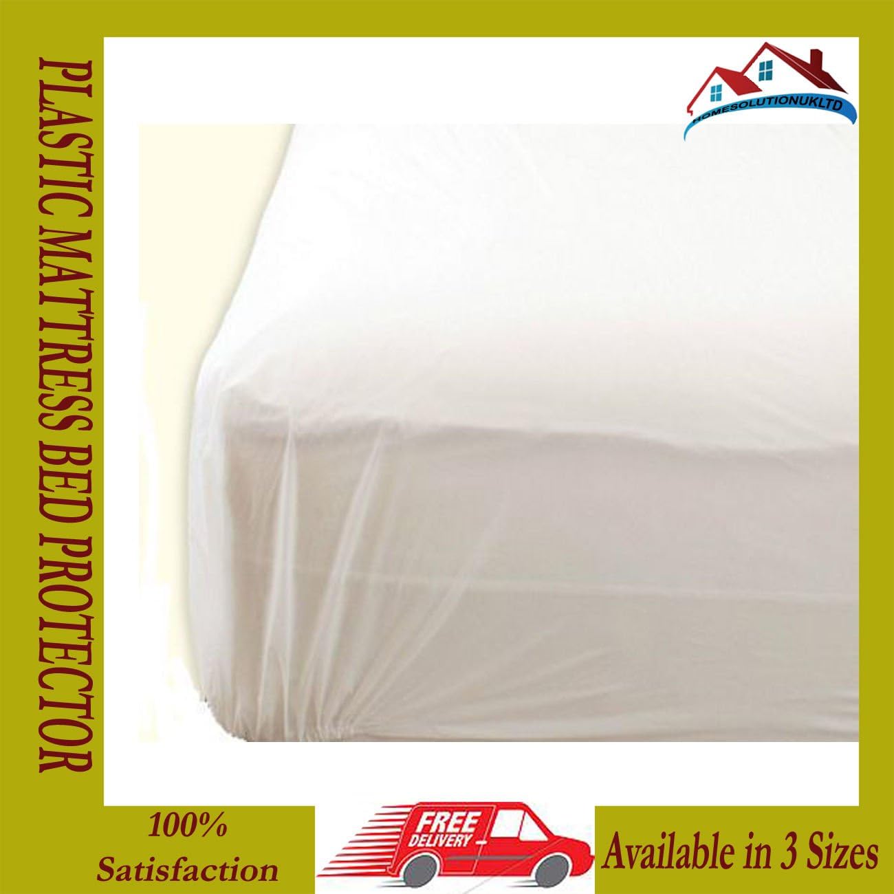 Matrasbescherming, hoezen NEW SINGLE BED WETTING VINYL PLASTIC FITTED