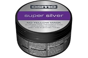 Osmo Super Silver No Yellow Mask 100ml for Super Lightened Grey and Bleached Tones to Help Remove Unwanted Yellow or Brassy T