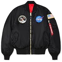 Alpha Industries MA-1 ブルゾン NASA US版 Amazon.com: Alpha Industries Boys' Nasa MA-1 Flight Jacket