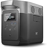 EF ECOFLOW Portable Power Station DELTA, UPS Power Supply 1260Wh Battery Pack with 6 1800W (3300W Surge) AC Outlets, Solar Ba