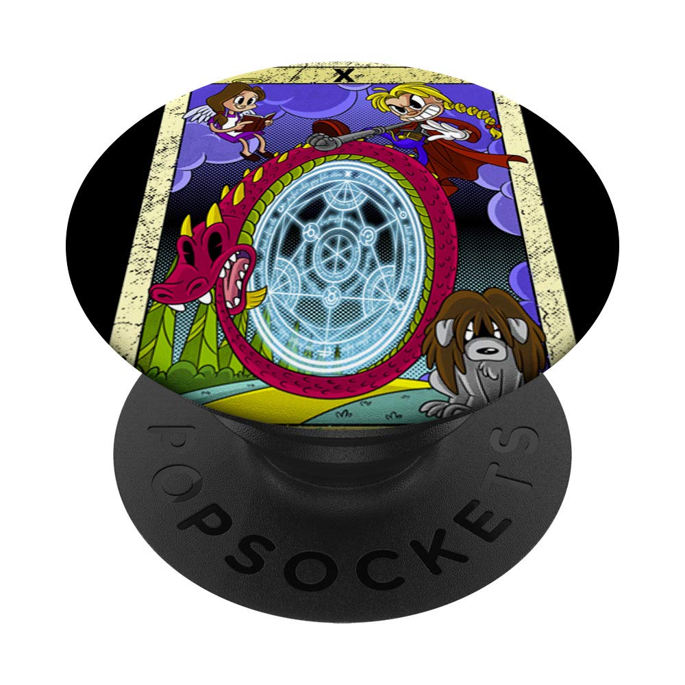 Ouroboros Alchemist Transmutation circle. Wheel of Fortune X PopSockets PopGrip: Swappable Grip for Phones & Tablets