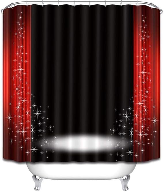 DressYourHome Inc Personalized Custom Shower Curtain，Stage