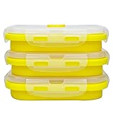 CCyanzi 3piece Collapsible Food Storage Containers