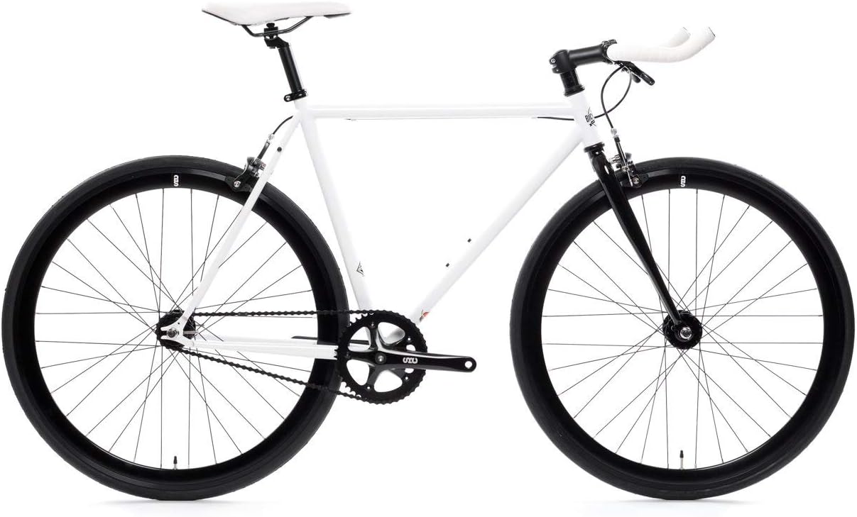State Bicycle Core Line | Durable Steel Frame ft. Seat Stay Rack Mounts - Fixed Gear/Single Speed Bike | Bullhorn Bars