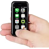 Mini Smartphone, Unlocked Phone The World's Smallest Cellphone 2.5 Inch Android Quad Core 2G+16G 5.0MP Dual SIM High Definition Mini Phones Unlocked 3G Mobile Small Smartphone (Black)