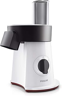 Philips HR1388/80 Salatzubereiter und Zerkleinerer (6 Edelstahl-Scheibeneinsätze)