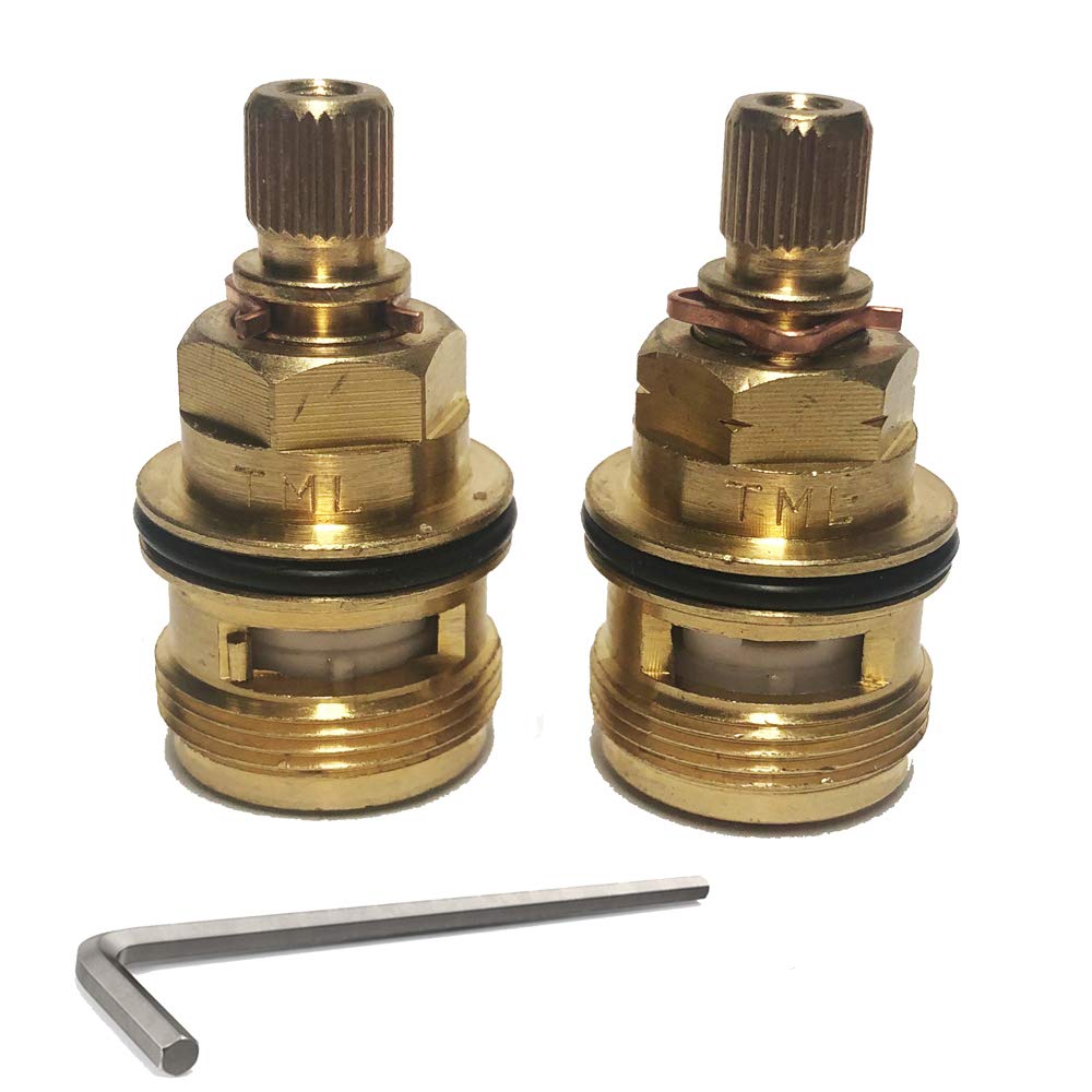 Franke Bern Compatible Pair of Ceramic Tap Cartridges Valves Plus Allen Key