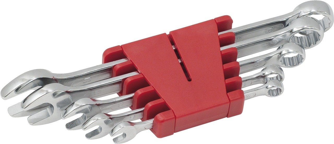 KS Tools 517.0045 Combination Wrench Set in Box (8 Pieces)
