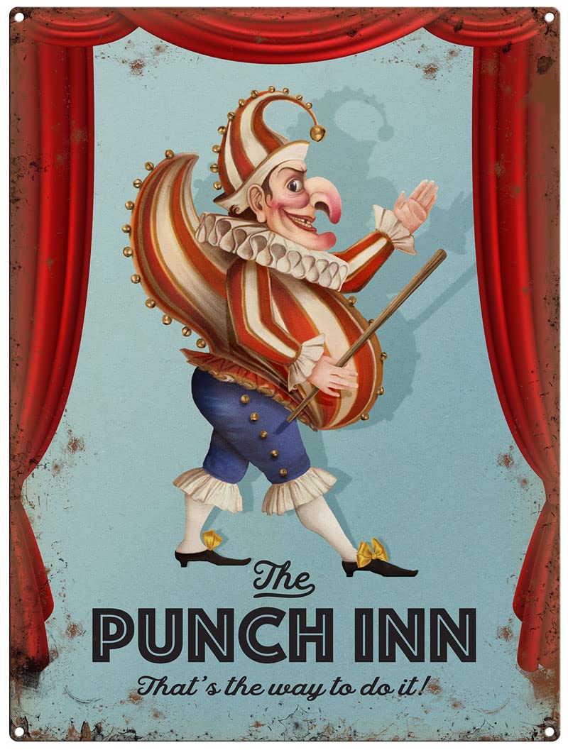 Small (150 x 200mm) Metal Sign - Pub Signs (The Punch Inn)