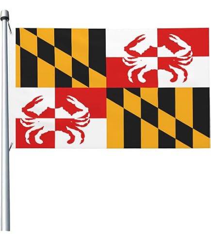 Briarwood Lane Gartenflagge Maryland – 31,8 X 45,7 Cm, Wetterbeständiges Polyester