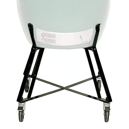 Rolling Cart Nest For Xlarge Big Green Egg With Heavy Duty Locking Caster Wheels Powder Coated Steel Rolling Outdoor Cart Kamado Stand Cooking