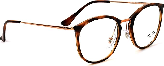 Amazon Ray Ban国内正規品販売認定店 Rx7140 5687 49サイズ Ray Ban レイバン メガネフレーム Highstreet ハイストリート Material Combination マテリアルコンビネーション ボストン メンズ レディース ファッション眼鏡 通販