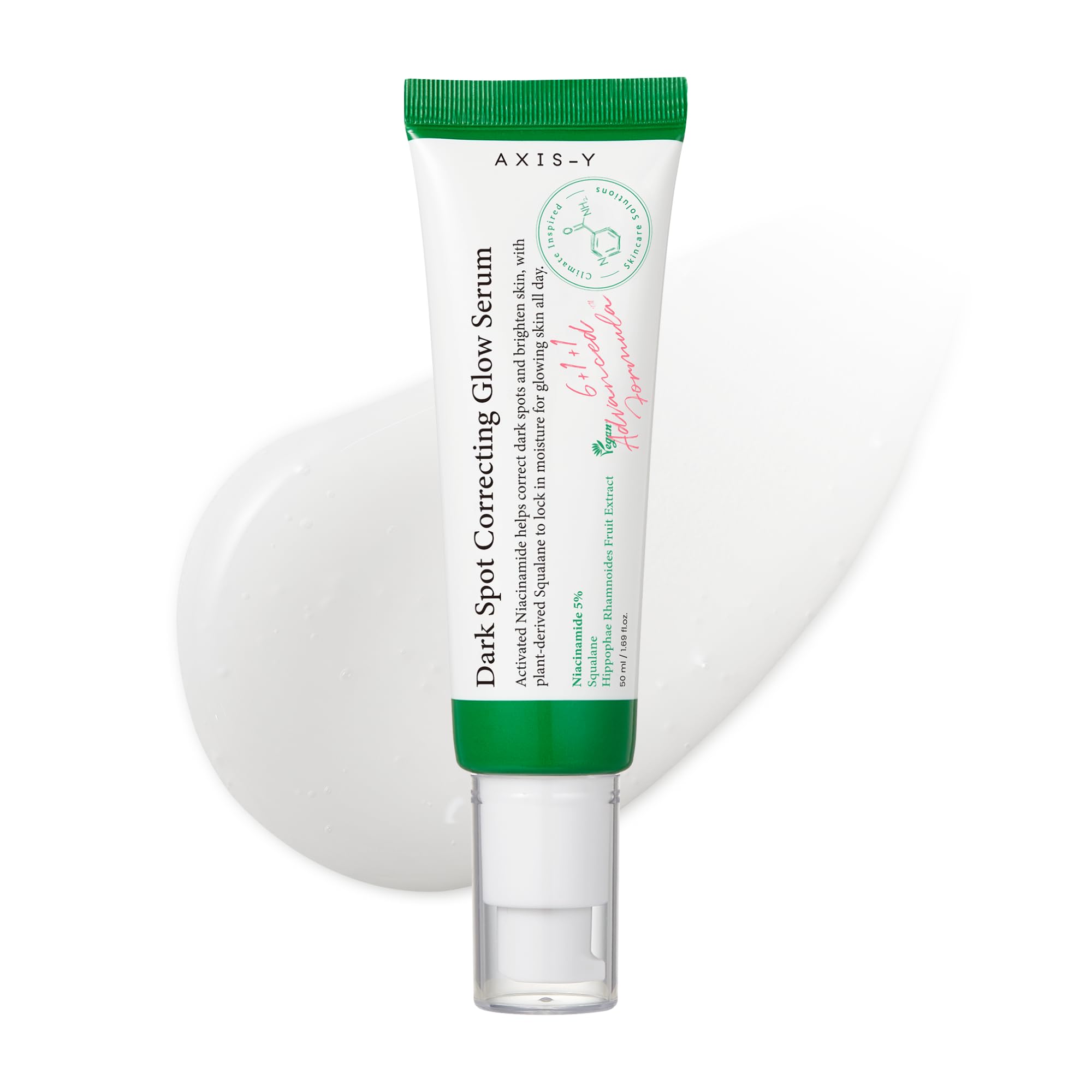 AXIS-Y Dark Spot Correcting Glow Serum 50ml. | Brightening Treatment, Anti-Aging, Acne Scars, Fine Lines, Hyperpigmentation, and Dark Circles