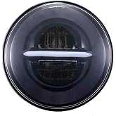 Eagle Lights Infinity Beam Series 5.75 inch Round Headlight for Harley Davidson and Indian Motorcycles (5.75 inch Headlight, Black)