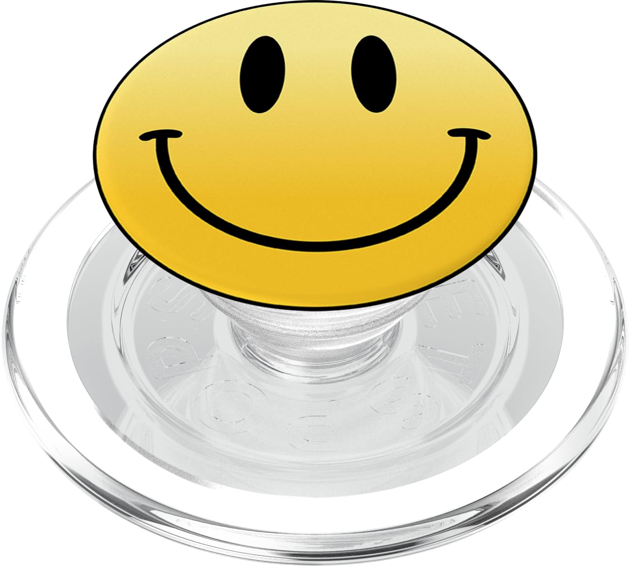 Mr. Happy Smiley Smile Face Funny Humor Cute Positive Laugh PopSockets PopGrip: Swappable Grip for Phones & Tablets PopSockets PopGrip for MagSafe