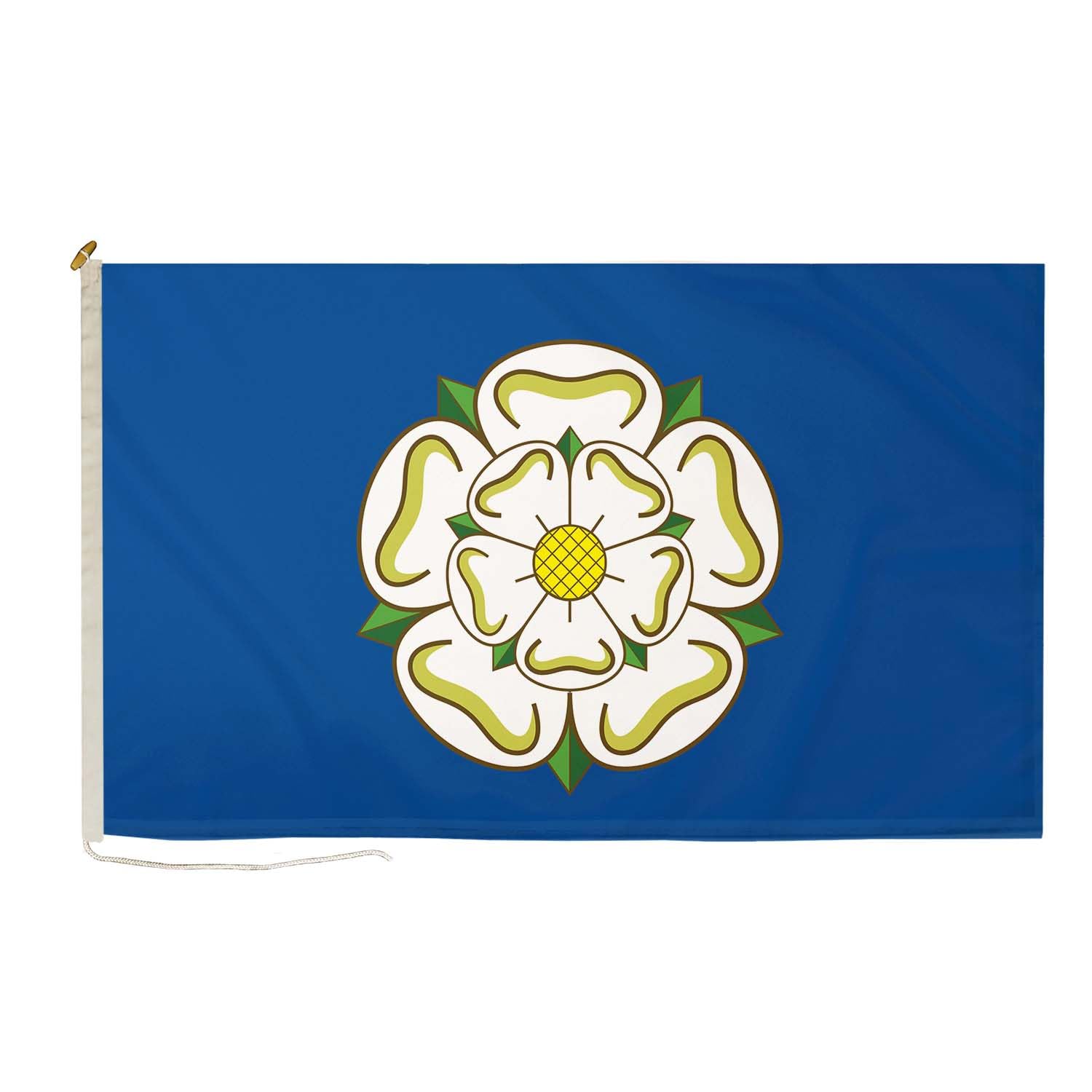 DuraFlag Yorkshire New Flag Premium Quality Flags With Rope & Toggle Fittings Reinforced Stitching 150gsm Suitable For Flagpoles (20" x 12" (50cm x 30cm)) โ image 1