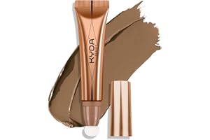 KYDA Contour Beauty Wand, Liquid Face Concealer Contouring with Cushion Applicator, High Coverage Natural Matte Finish, Lightweight Blendable Super Silky Cream Stick, by Ownest Beauty-Medium