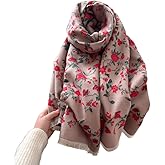 First Choose Women's Blanket Chunky,Pashmina Shawls Wraps Oversized Winter & Fall Warm Scarfs Soft Cashmere Feel for Women