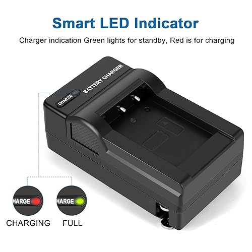 Pack NB-6L/NB-6LH Battery and Charger kit Compatible with Canon