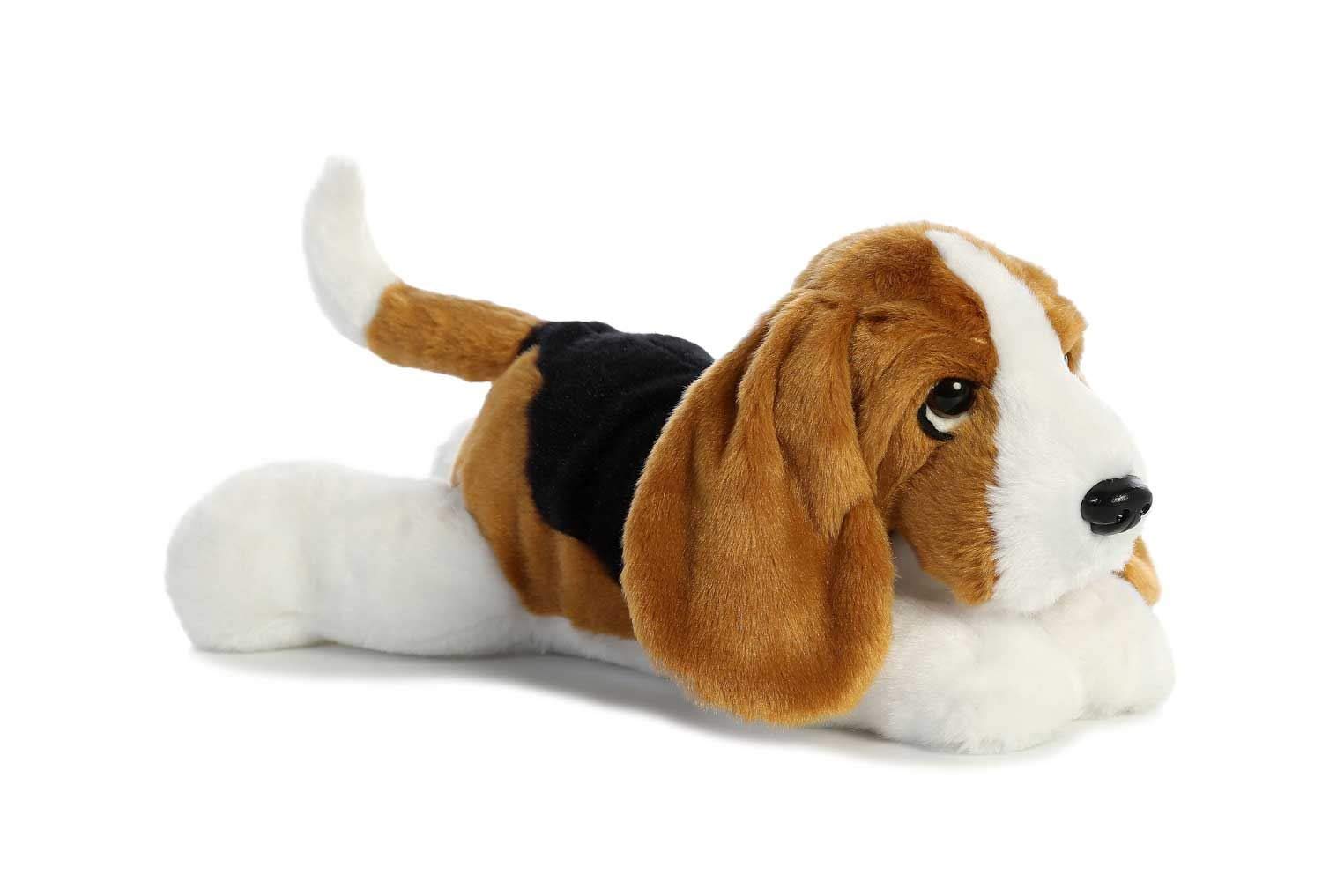 Aurora, 31567, Flopsies Basset Hound, 12In, Soft Toy, Multi-Coloured