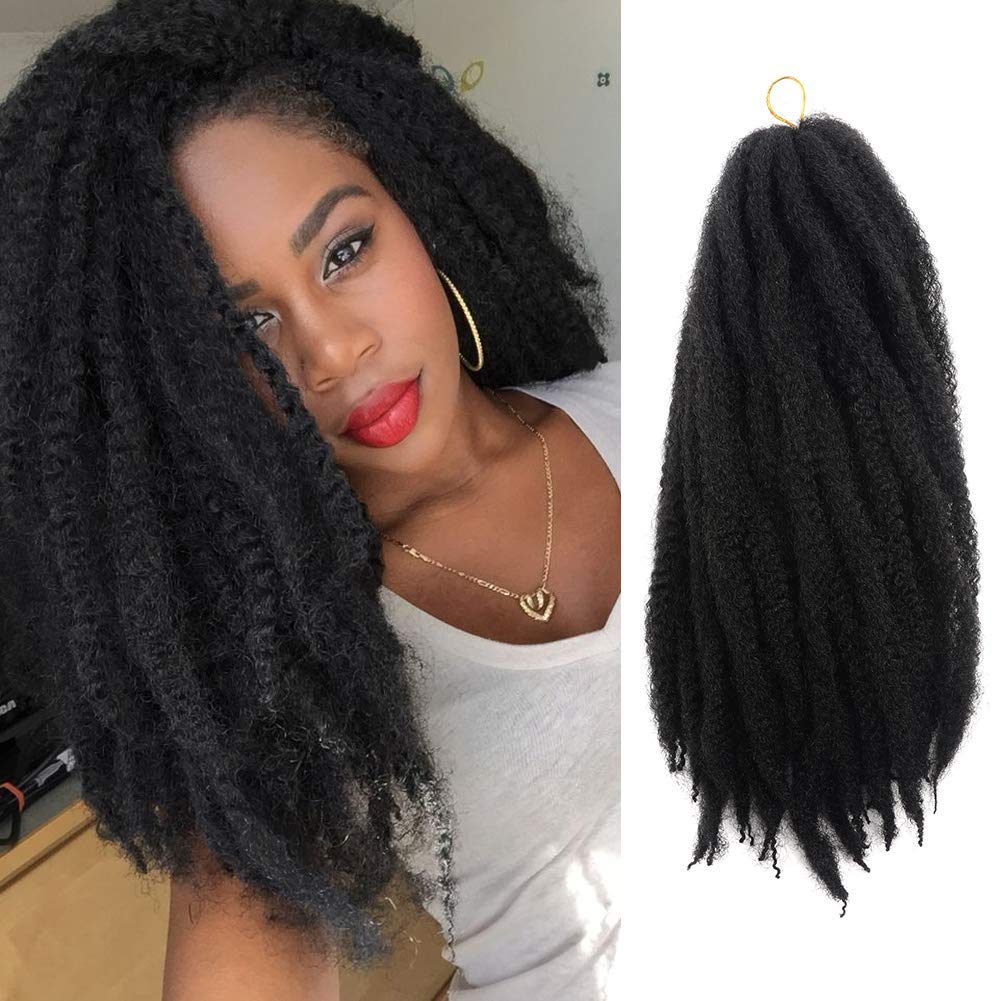 Amazon Com Wanya Afro Marley Twist Braiding Braids Hair 3 Packs
