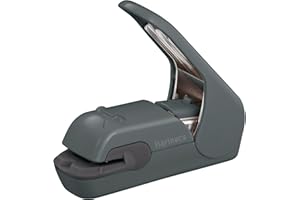 Kokuyo Stapleless Stapler, Harinacs Desktop & Handheld Staple-Free, Up to 5 Sheets No Staple Binding, Portable Compact Holeless Stapler, Sepia Black, Japan Import (SLN-MPH105SD)