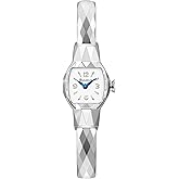 Bulova Ladies Limited Edition American Girl 2 Hand Silver Stainless Steel Quartz Bangle Watch Style:96L333