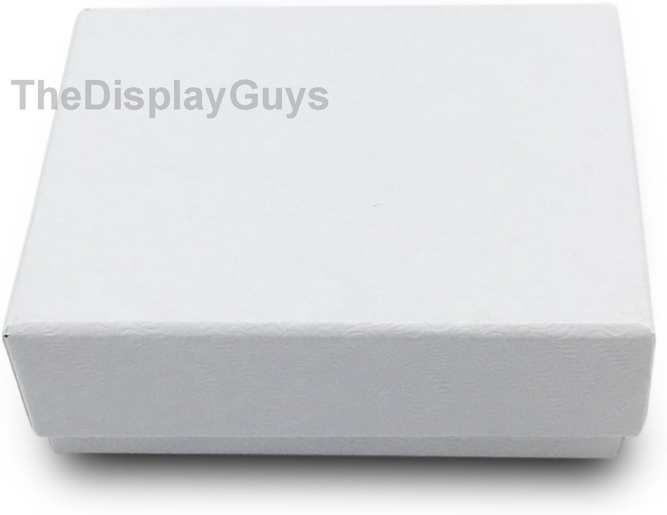 The Display Guys – Cardboard Jewelry Boxes With Cotton – 100 Pack – White Swirl – #11 (2 1/8" x 1 6/8" x 3/4"): Home Improvement
