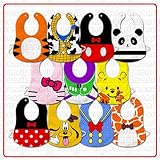 StylesILove Cartoon Characters Water Resistant Baby Feeding Bib