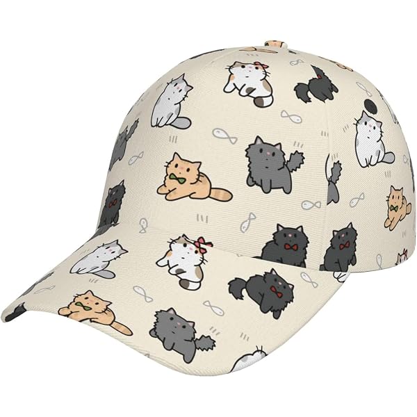 Cute Cat Baseball Cap Adjustable Snapback Animal Sun Hat Pet Baseball Cap Dog Outdoor Headwear Mesh Hat Sun Hat  main image 2