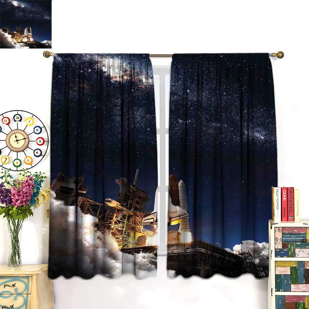 Amazon Com Winfreydecor Galaxy Customized Curtains Shuttle On