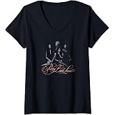 Womens Pretty Little Liars Dark Secrets Group Poster V-Neck T-Shirt