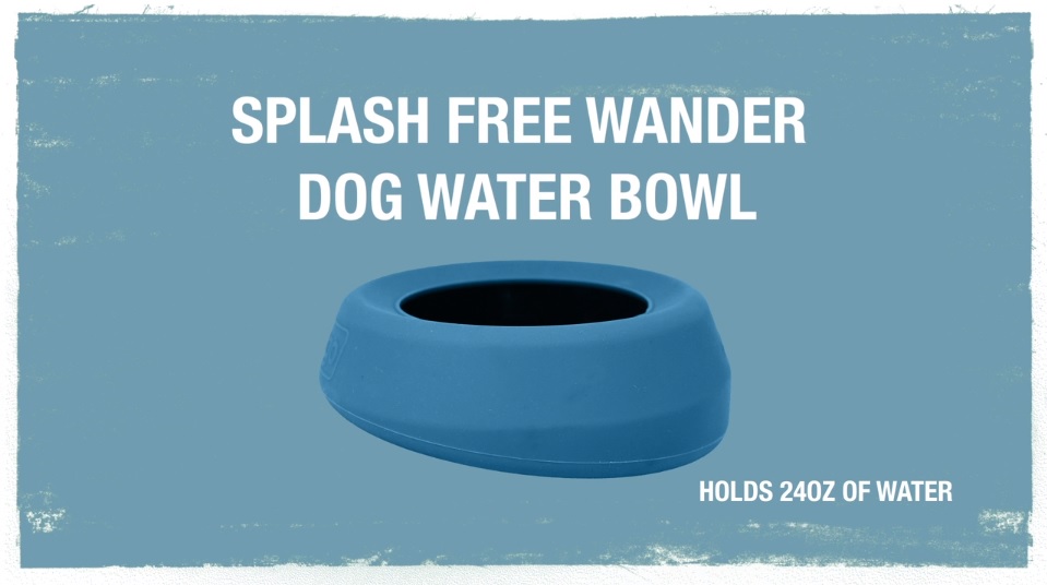 Kurgo No Spill Dog Travel Bowl Portable NoMess Water Bowl for Dogs