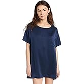 Lunya Women's Washable Silk Oversized Sleep Tee