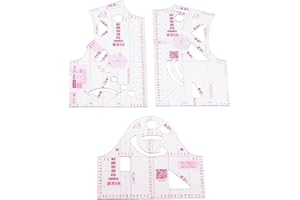 3Pcs/Set 1:5 Women Clothes Prototype Ruler DIY Drawing Template Tailor Sewing Tools Fashion with Nice