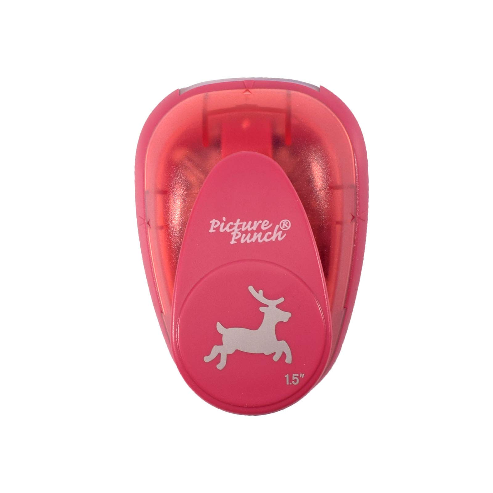 Vaessen Creative Craft Paper Punch - Reindeer - 3,2 x 3,1 cm - Circle Cutter for Crafting and Card Making