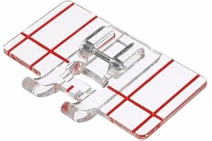 YEQIN Border Guide Sewing Machine Presser Foot - Fits All Low Shank Snap-On Singer, Brother, Babylock, Euro-Pro, Simplicity, White, Janome, Kenmore, Juki, New Home