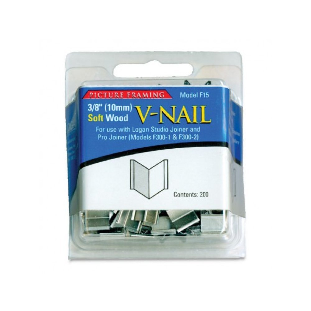 LOGAN Hardware V-Nails 3/8 Inch Soft Pkg 200