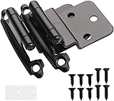DecoBasics 3/8" Inset Cabinet Hinges Black
